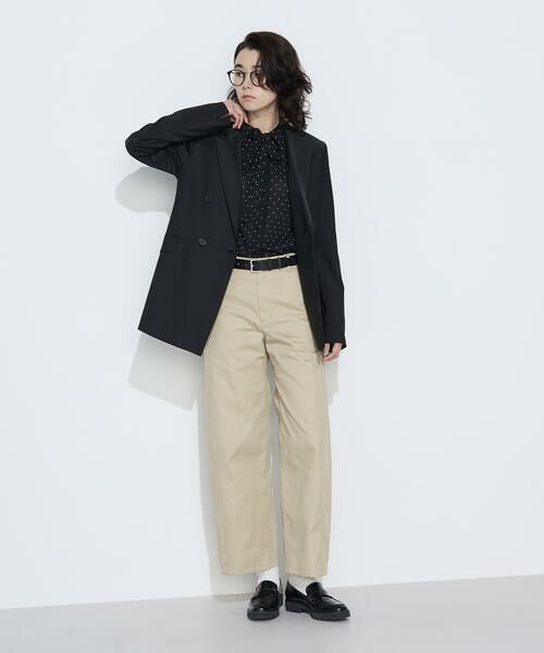 COMME CA PLATINUM / コムサ・プラチナ テーラードジャケット | 【セットアップ対応】ストレッチトロ ダブルジャケット | 詳細11