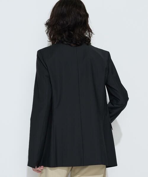 COMME CA PLATINUM / コムサ・プラチナ テーラードジャケット | 【セットアップ対応】ストレッチトロ ダブルジャケット | 詳細23