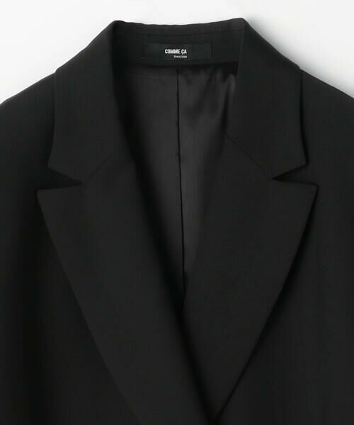 COMME CA PLATINUM / コムサ・プラチナ テーラードジャケット | 【セットアップ対応】ストレッチトロ ダブルジャケット | 詳細28