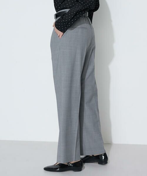 COMME CA PLATINUM / コムサ・プラチナ その他パンツ | 【セットアップ対応】ストレッチトロ ワイドパンツ | 詳細3