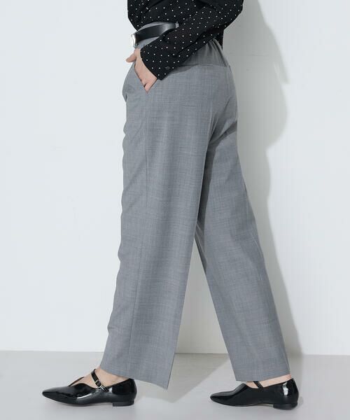 COMME CA PLATINUM / コムサ・プラチナ その他パンツ | 【セットアップ対応】ストレッチトロ ワイドパンツ | 詳細4