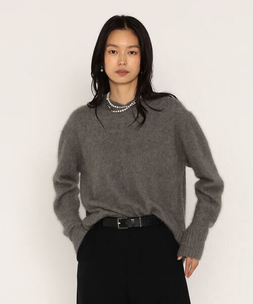 COMME CA PLATINUM / コムサ・プラチナ ニット・セーター | ラクーンシルク Vネックプルオーバー | 詳細5