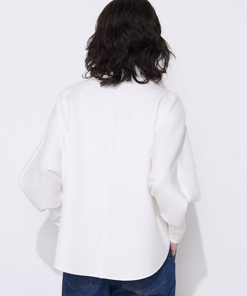 COMME CA PLATINUM / コムサ・プラチナ カットソー | ソフトストレッチダンボールニット ボトルネックプルオーバー | 詳細7