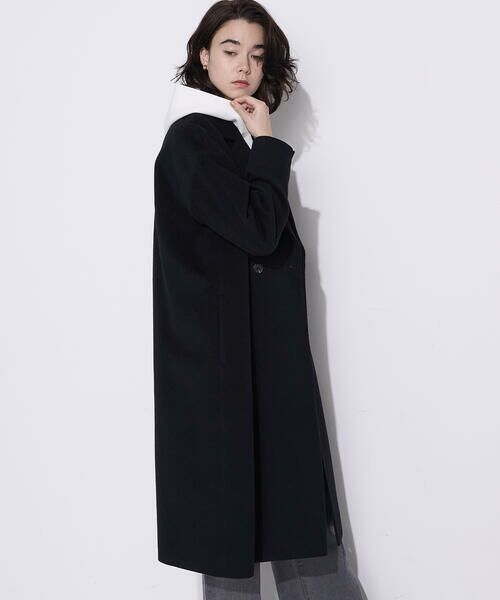 COMME CA PLATINUM / コムサ・プラチナ パーカー | ソフトストレッチダンボールニット フーディー | 詳細16