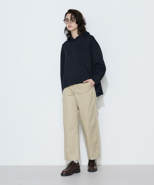 COMME CA PLATINUM / コムサ・プラチナ パーカー | ソフトストレッチダンボールニット フーディー | 詳細21