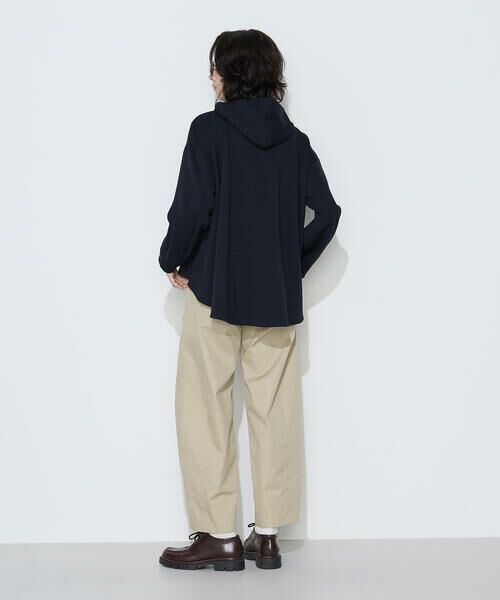 COMME CA PLATINUM / コムサ・プラチナ パーカー | ソフトストレッチダンボールニット フーディー | 詳細23