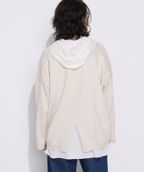 COMME CA PLATINUM / コムサ・プラチナ ニット・セーター | 綿/ポリエステル天竺編 ニットプルオーバー | 詳細12