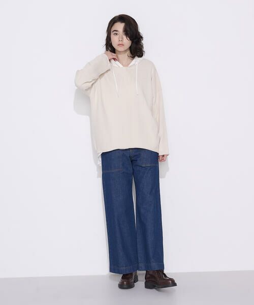 COMME CA PLATINUM / コムサ・プラチナ ニット・セーター | 綿/ポリエステル天竺編 ニットプルオーバー | 詳細7