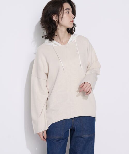 COMME CA PLATINUM / コムサ・プラチナ ニット・セーター | 綿/ポリエステル天竺編 ニットプルオーバー | 詳細11