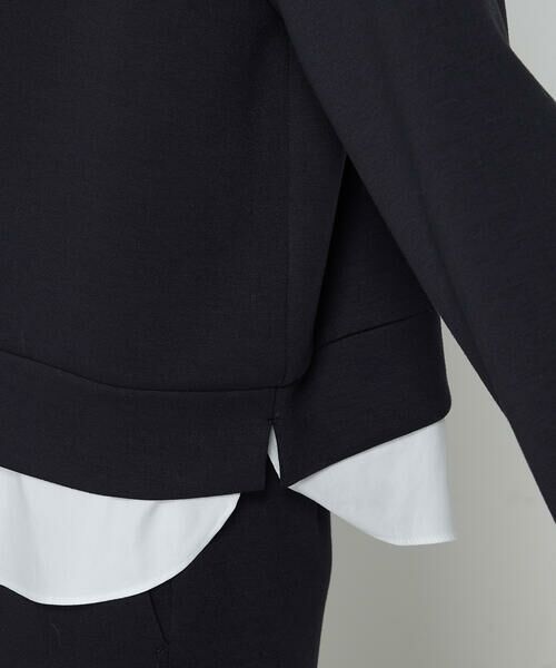 COMME CA PLATINUM / コムサ・プラチナ カットソー | レーヨンミックスダンボール プルオーバー | 詳細17