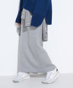 COMME CA PLATINUM / コムサ・プラチナ ロング・マキシ丈スカート | レーヨンミックスダンボール ナロースカート