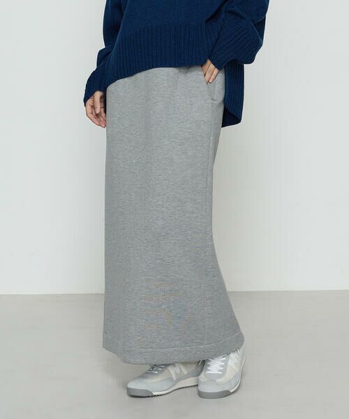 COMME CA PLATINUM / コムサ・プラチナ ロング・マキシ丈スカート | レーヨンミックスダンボール ナロースカート | 詳細10