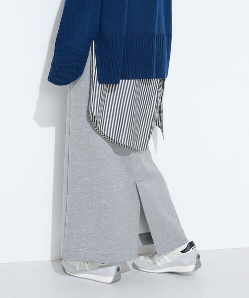 COMME CA PLATINUM / コムサ・プラチナ ロング・マキシ丈スカート | レーヨンミックスダンボール ナロースカート | 詳細6