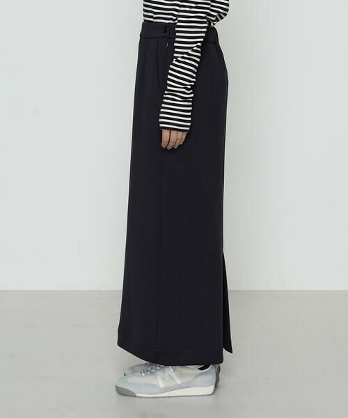 COMME CA PLATINUM / コムサ・プラチナ ロング・マキシ丈スカート | レーヨンミックスダンボール ナロースカート | 詳細19