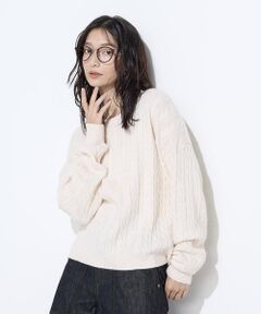 COMME CA PLATINUM / コムサ・プラチナ ニット・セーター | ケーブル編 ニットプルオーバー