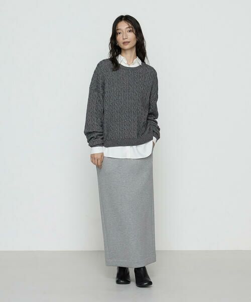 COMME CA PLATINUM / コムサ・プラチナ ニット・セーター | ケーブル編 ニットプルオーバー | 詳細20
