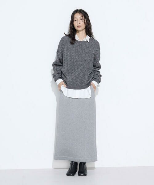 COMME CA PLATINUM / コムサ・プラチナ ニット・セーター | ケーブル編 ニットプルオーバー | 詳細17