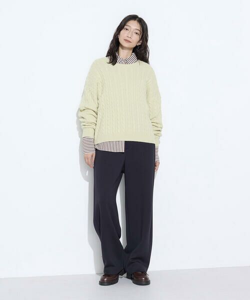 COMME CA PLATINUM / コムサ・プラチナ ニット・セーター | ケーブル編 ニットプルオーバー | 詳細25