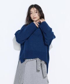 COMME CA PLATINUM / コムサ・プラチナ ニット・セーター | 天竺編 ハイネックニットプルオーバー