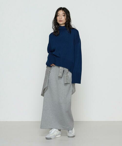 COMME CA PLATINUM / コムサ・プラチナ ニット・セーター | 天竺編 ハイネックニットプルオーバー | 詳細23