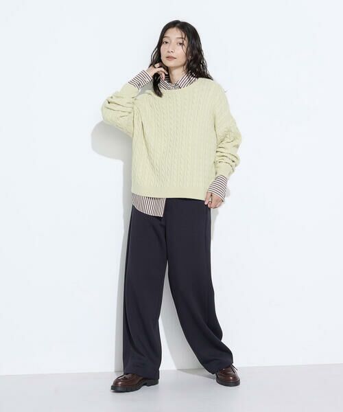 COMME CA PLATINUM / コムサ・プラチナ スラックス・ドレスパンツ | レーヨンミックスダンボール パンツ | 詳細8