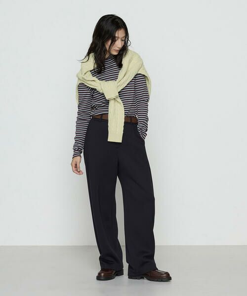 COMME CA PLATINUM / コムサ・プラチナ スラックス・ドレスパンツ | レーヨンミックスダンボール パンツ | 詳細10