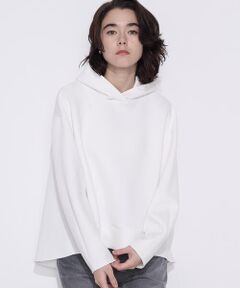 COMME CA PLATINUM / コムサ・プラチナ パーカー | 〔 +サイズ 〕ソフトストレッチダンボールニット フーディー
