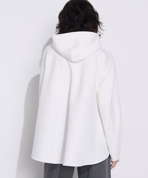 COMME CA PLATINUM / コムサ・プラチナ パーカー | 〔 +サイズ 〕ソフトストレッチダンボールニット フーディー | 詳細10