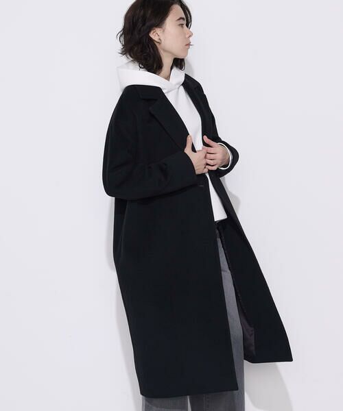 COMME CA PLATINUM / コムサ・プラチナ パーカー | 〔 +サイズ 〕ソフトストレッチダンボールニット フーディー | 詳細12