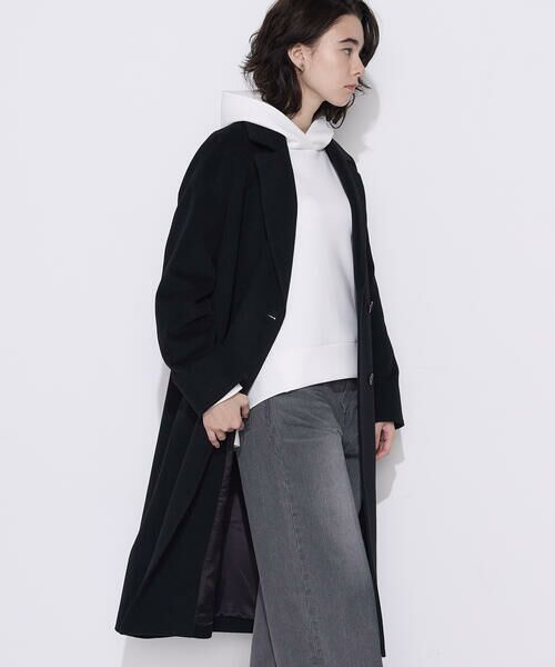 COMME CA PLATINUM / コムサ・プラチナ パーカー | 〔 +サイズ 〕ソフトストレッチダンボールニット フーディー | 詳細13