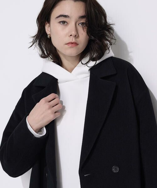 COMME CA PLATINUM / コムサ・プラチナ パーカー | 〔 +サイズ 〕ソフトストレッチダンボールニット フーディー | 詳細18