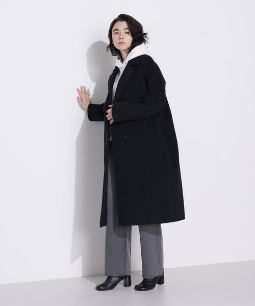 COMME CA PLATINUM / コムサ・プラチナ パーカー | 〔 +サイズ 〕ソフトストレッチダンボールニット フーディー | 詳細5