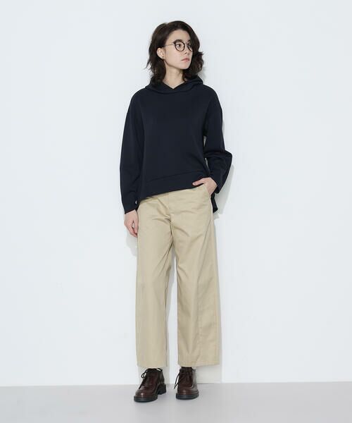 COMME CA PLATINUM / コムサ・プラチナ パーカー | 〔 +サイズ 〕ソフトストレッチダンボールニット フーディー | 詳細20