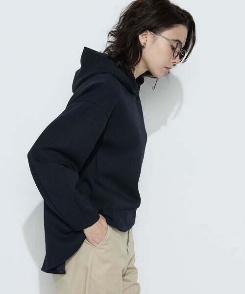 COMME CA PLATINUM / コムサ・プラチナ パーカー | 〔 +サイズ 〕ソフトストレッチダンボールニット フーディー | 詳細26