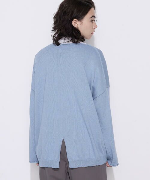 COMME CA PLATINUM / コムサ・プラチナ ニット・セーター | 〔 +サイズ 〕綿／ポリエステル天竺編 ニットプルオーバー | 詳細20