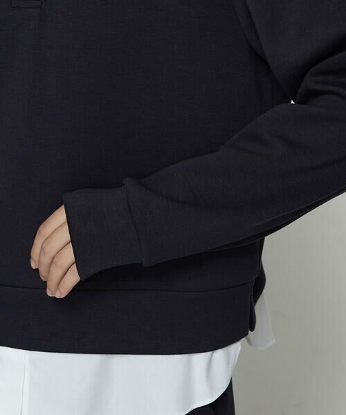 COMME CA PLATINUM / コムサ・プラチナ カットソー | 〔 +サイズ 〕レーヨンミックスダンボール プルオーバー | 詳細16