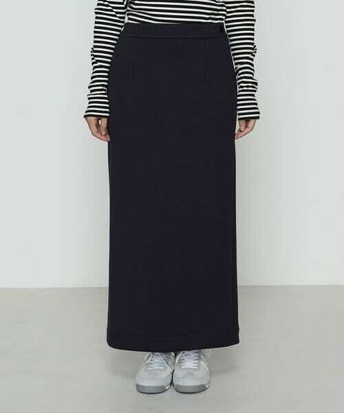 COMME CA PLATINUM / コムサ・プラチナ ロング・マキシ丈スカート | 〔 +サイズ 〕レーヨンミックスダンボール ナロースカート | 詳細18