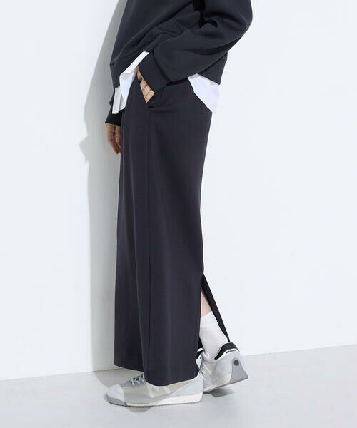 COMME CA PLATINUM / コムサ・プラチナ ロング・マキシ丈スカート | 〔 +サイズ 〕レーヨンミックスダンボール ナロースカート | 詳細14