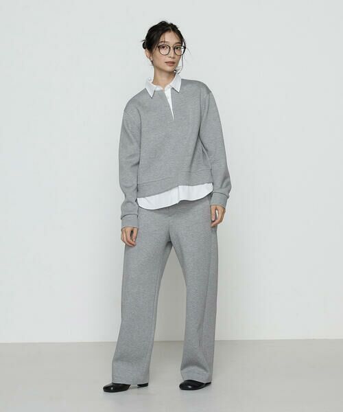 COMME CA PLATINUM / コムサ・プラチナ スラックス・ドレスパンツ | 〔 +サイズ 〕レーヨンミックスダンボール パンツ | 詳細3