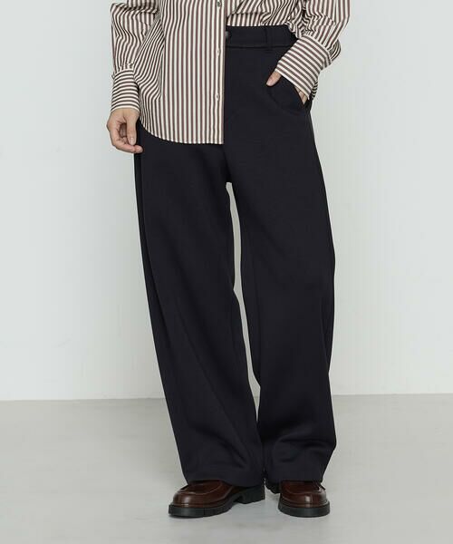 COMME CA PLATINUM / コムサ・プラチナ スラックス・ドレスパンツ | 〔 +サイズ 〕レーヨンミックスダンボール パンツ | 詳細13