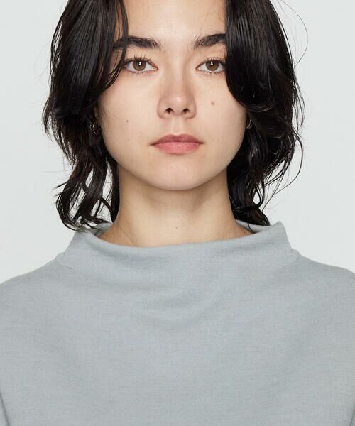COMME CA PLATINUM / コムサ・プラチナ カットソー | 袖口キラキラニット リブプルオーバー | 詳細12