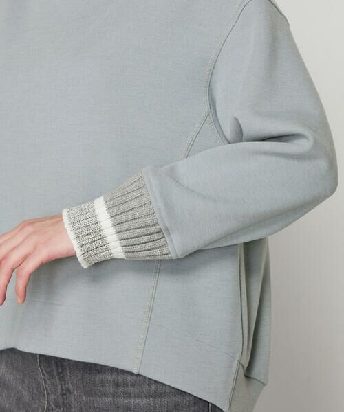 COMME CA PLATINUM / コムサ・プラチナ カットソー | 袖口キラキラニット リブプルオーバー | 詳細13