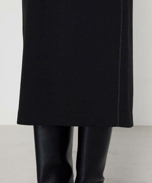 COMME CA PLATINUM / コムサ・プラチナ ロング・マキシ丈ワンピース | ケーブルニットベスト付き ワンピース | 詳細25