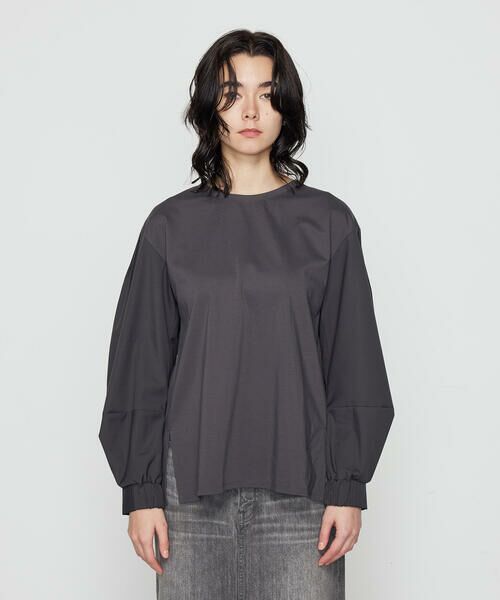 COMME CA PLATINUM / コムサ・プラチナ カットソー | 80ポンチ 袖パフカットソー | 詳細13