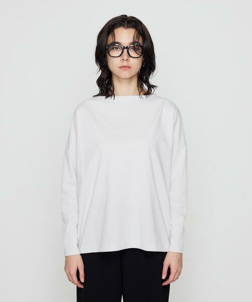 COMME CA PLATINUM / コムサ・プラチナ カットソー | 80ポンチ ゆったりプルオーバー | 詳細9