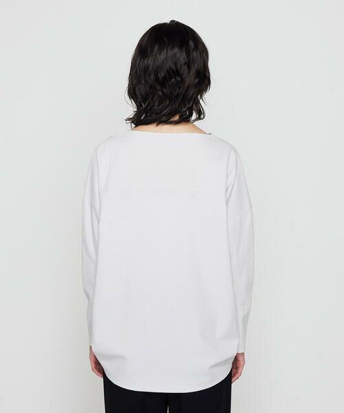 COMME CA PLATINUM / コムサ・プラチナ カットソー | 80ポンチ ゆったりプルオーバー | 詳細11