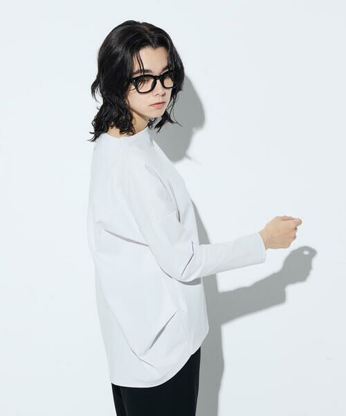 COMME CA PLATINUM / コムサ・プラチナ カットソー | 80ポンチ ゆったりプルオーバー | 詳細5