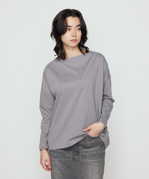 COMME CA PLATINUM / コムサ・プラチナ カットソー | 80ポンチ ゆったりプルオーバー | 詳細17