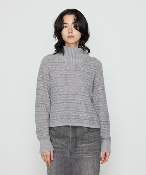 COMME CA PLATINUM / コムサ・プラチナ ニット・セーター | モヘヤブレンドヤーンセーター | 詳細18