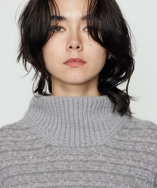 COMME CA PLATINUM / コムサ・プラチナ ニット・セーター | モヘヤブレンドヤーンセーター | 詳細23